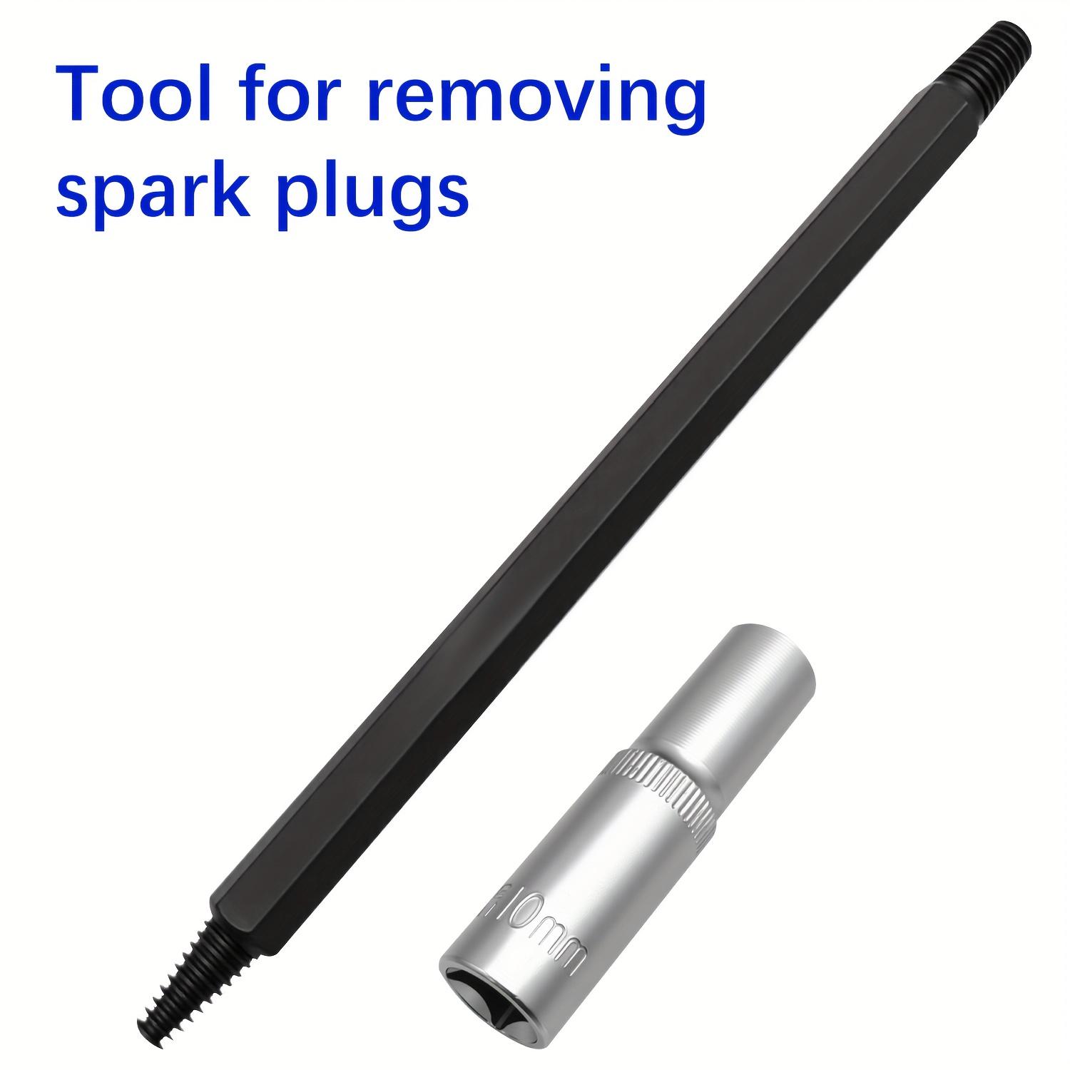 Universal Spark Plug Removal Tool Set, Hexagonal Reverse Thread Tap, Spark Plug Broken Screw, Spark Plug Removal Extractor