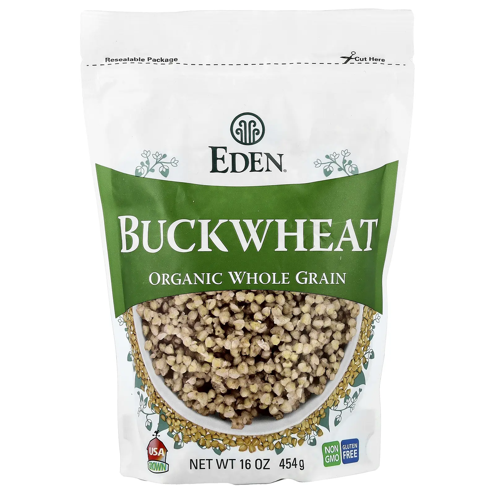 Eden Foods Organic Whole Grain, Buckwheat, 16 oz (454 g) Eden Foods Organic Whole Grain, Buckwheat, 16 oz (454 g)