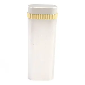 Pre-owned Cartier Others Small Leather Goods Silver Gold Oval Gas Lighter