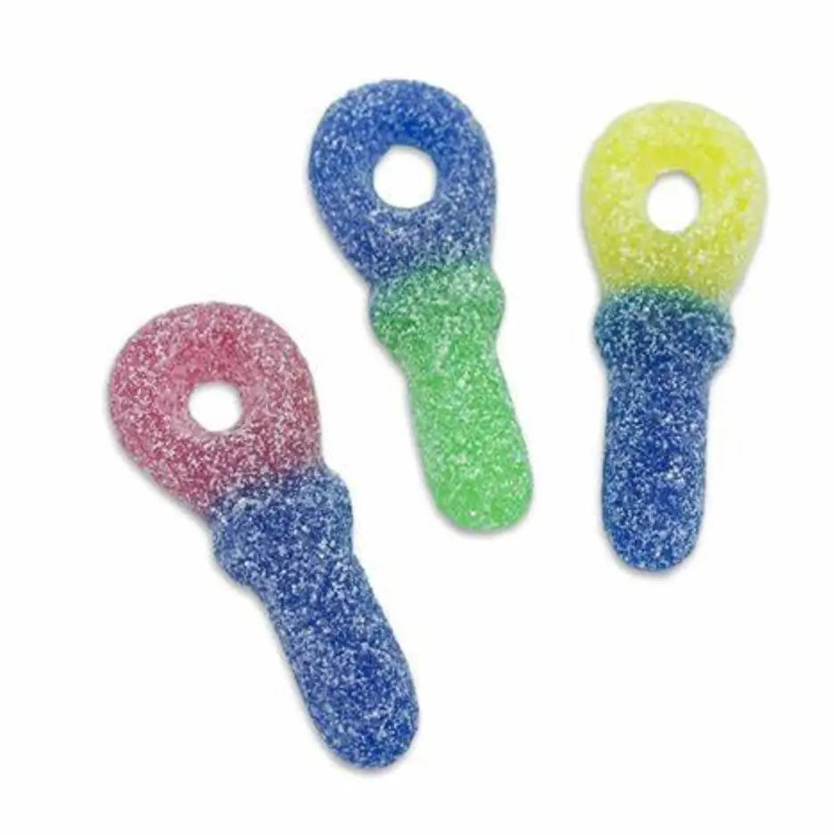 Halal Fizzy Tongue Painter Gummies - Sweet Sour Candy Snack