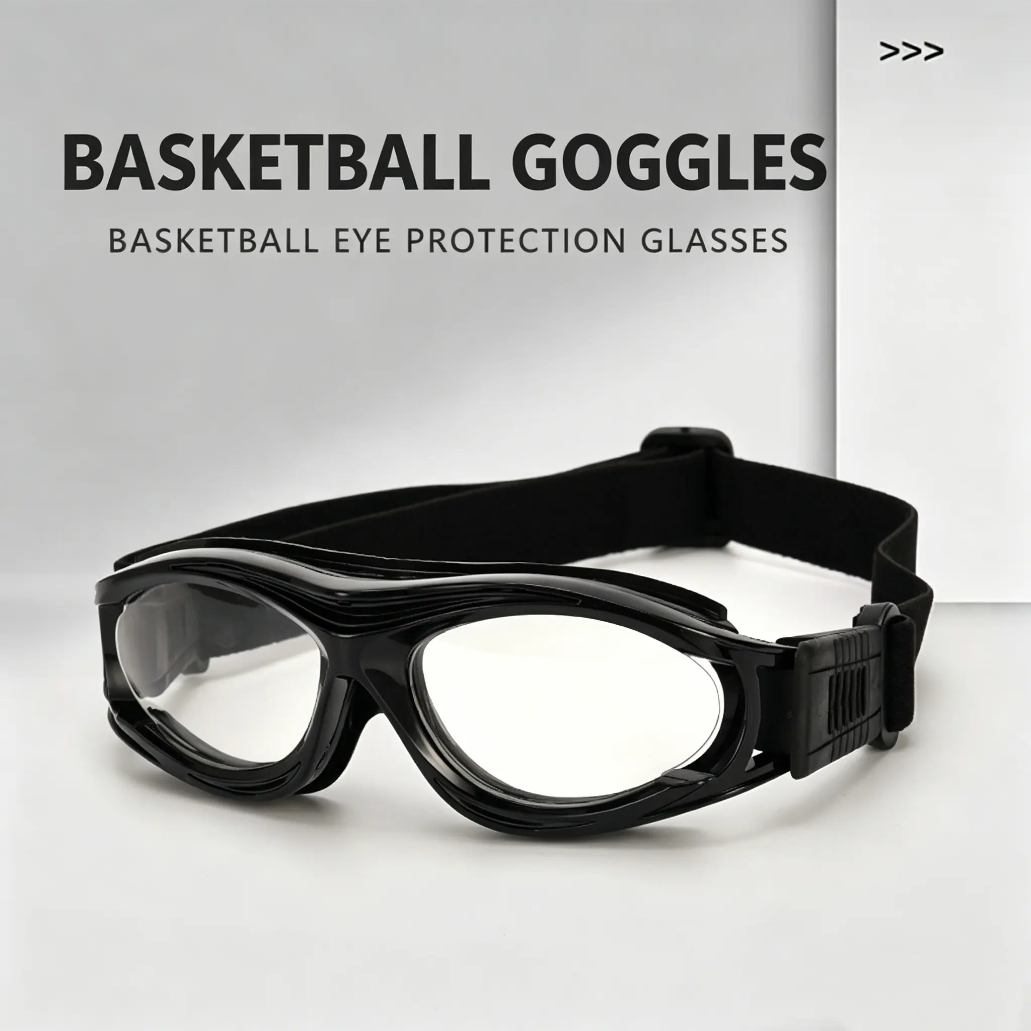 Professional Basketball Goggles for Kids, Anti-Collision Anti-Fog Sports Glasses, Outdoor Football Eye Protection Gear, Unisex Safety Equipment