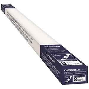 212 MAIN Steel Garage Door Belt Drive Rail Extension Kit, 8 ft, Black, Quick Install (Home Improvement Building Supplies for Doors, Gates & Windows)