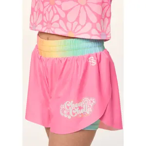 Cheerchella Pink Fly Shorts