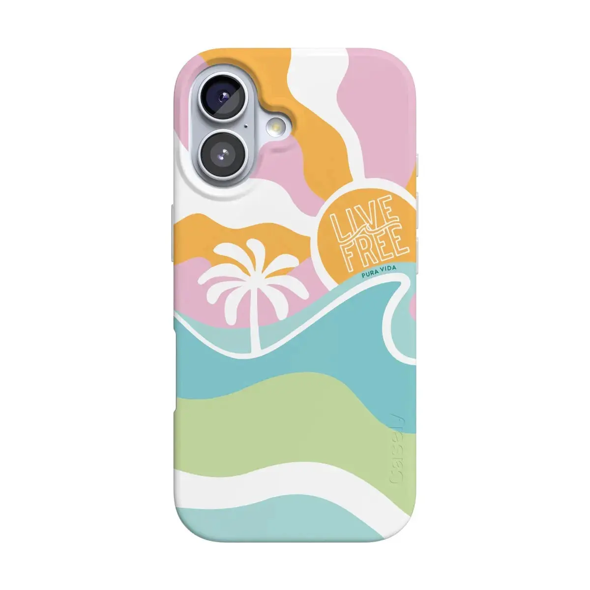 Casely iPhone 17 Case | Pura Vida | Tropical Dreams | Compatible with MagSafe | Classic Ultra Thin Design