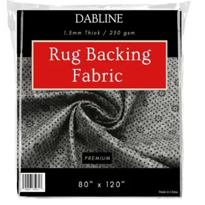 DABLINE Non Slip Tufting Backing Fabric – Thick Rug Backing Pad with Vinyl Dots for Rug Tufting, Punch Needle & DIY Rug Making Supplies