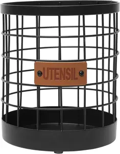 Black Kitchen Utensil Holder