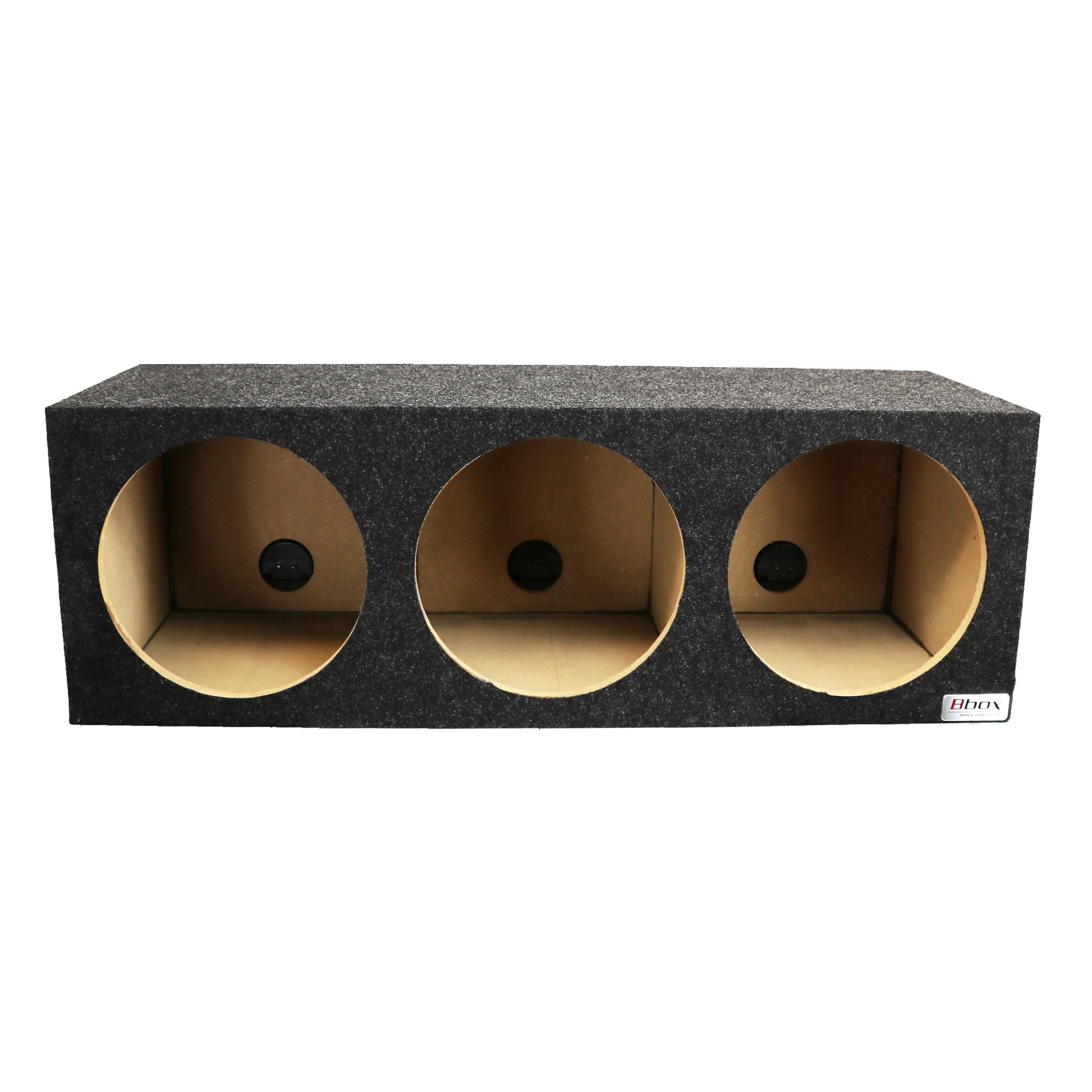 12 in Three Hole Sealed Subwoofer Enclosure Precision CNC-Cut, Premium MDF Construction. Proudly USA Made.