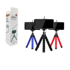 Universal Multi-Functional Octopus Phone Stand Desktop Live Streaming Photography Lazy Support Stand Versatile Sponge Tripod