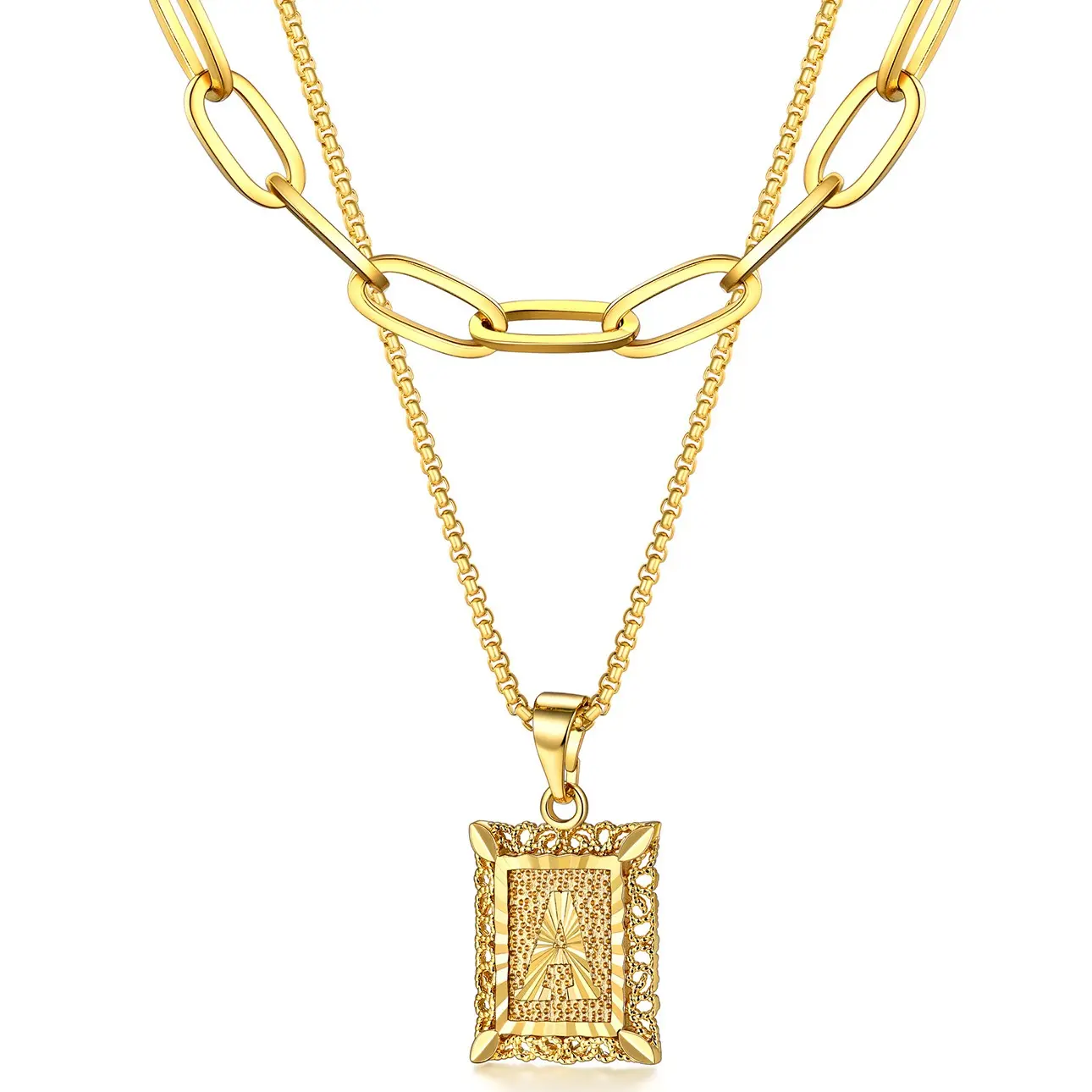 Stack with Chain-Gold