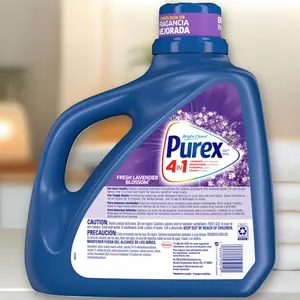 Purex with Crystals Laundry Detergent 150fl oz - Lavender Blossom Scent, with Crystals, 150fl oz, for Long-Lasting Fragrance, HE Compatible