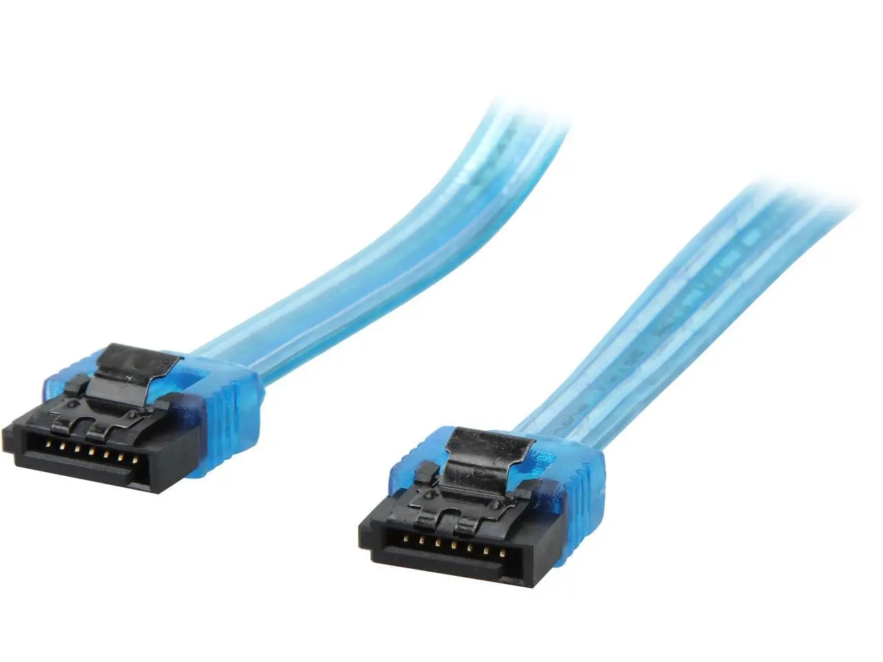 Nippon Labs 1.5ft SATA3L-1.5FT-BU 1.5 ft. (1.5 ft.) 6.0Gbit/s SATA-III Cable w/Locking Latch Blue 1.5 feet- OEM