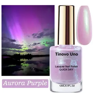 Aurora Nail Polish, 1 Count No-bake Quick-dry Formula Nail Art Polish, Long-lasting Shine Nail Polish for Women & Girls, Nail Polish Pastel, Liquid Polish, Nail Art Manicure, Nail Products