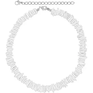 White Puka Shell Necklace, Hawaiian Seashell Necklace for Men, VSCO Girl Beach Necklaces for Women, Beachy Beaded Summer Pooka Choker, Heishi Clam Chips Surfer Jewelry