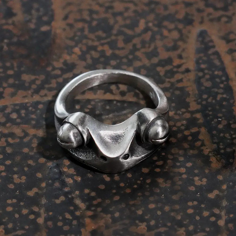 GTHIC Adjustable Rango Chameleon Stainless Steel Ring, Fashion Accessory for Men, Daily Wear Jewelry, Adjustable Rings