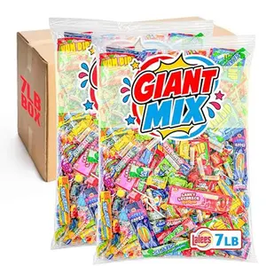 Candy Bulk - 7 Pounds - Assorted Candies - Individually Wrapped Candies - Bulk Candy for Filler Favors for Office, Goodie Bags, Birthday Parties, Goodie Bags,Camps