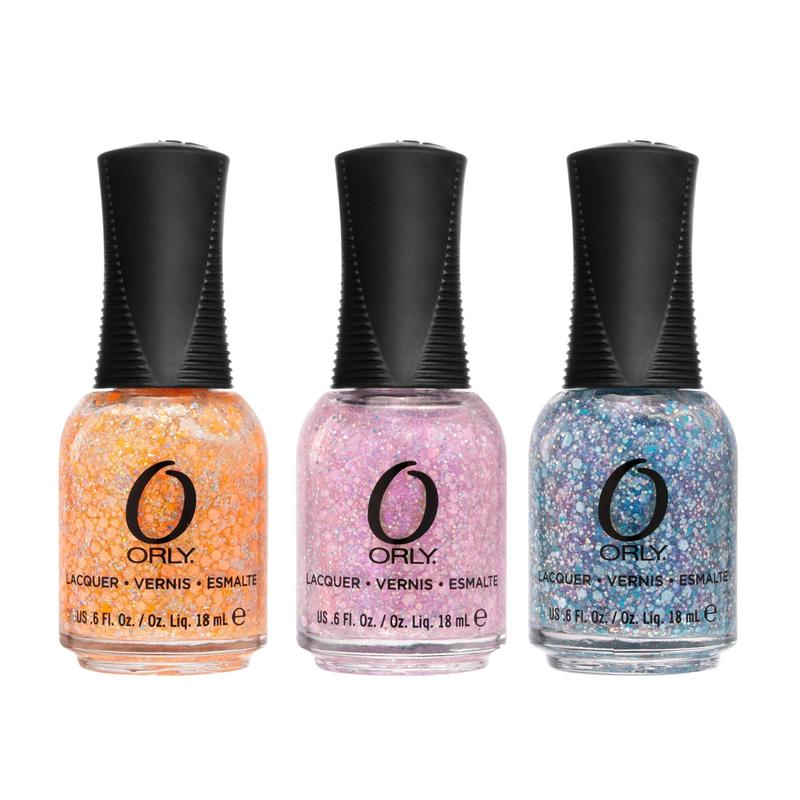 ORLY Midnight Arcade Glow In The Dark Trio - 3-Pack of All That, Talk to the Hand, & Blue Light Special Nail Polishes for Nostalgic Glowing Effects