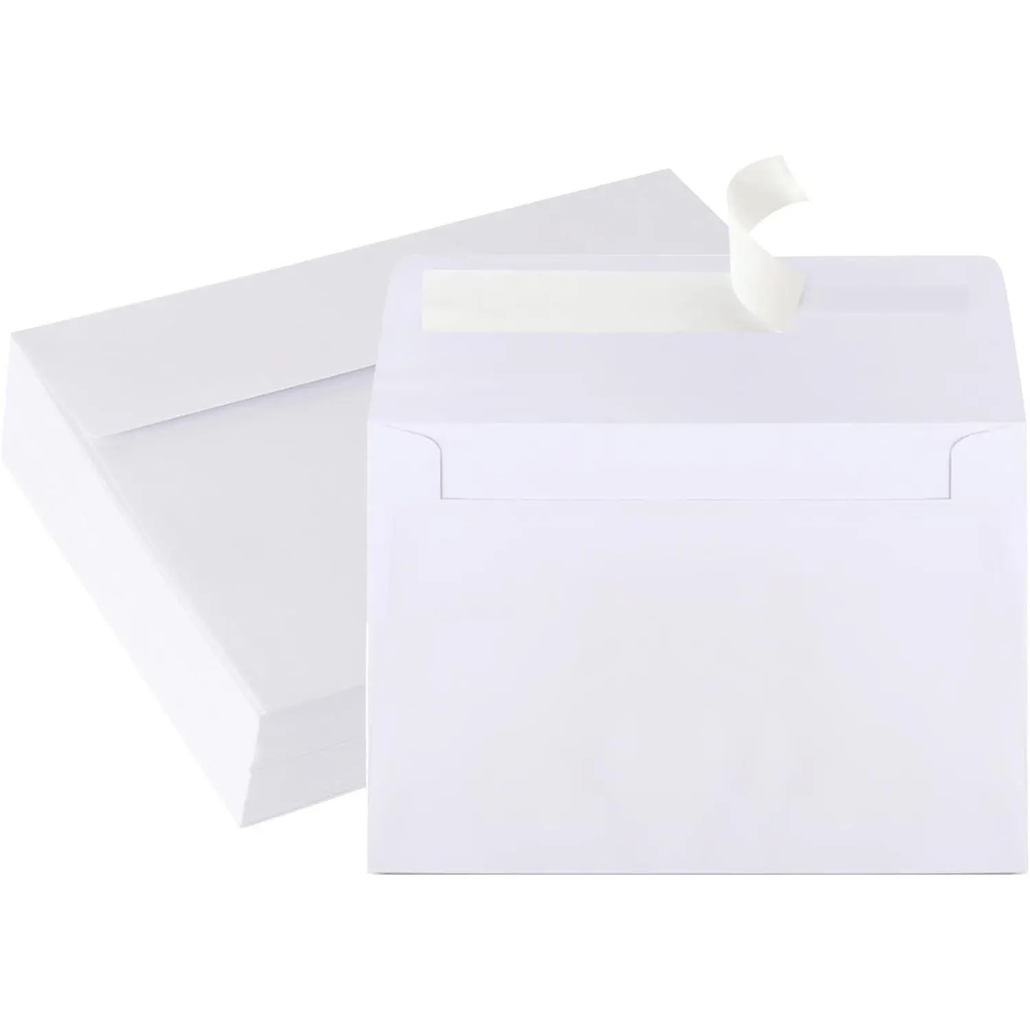 A2 Envelopes White, 70 Pack, Self Seal 120gsm Paper for 4.25x5.5 Cards, Size 4 3/8" x 5 3/4" Envelopes for Invitations, Postcards, Photos RSVP, Greeting Cards