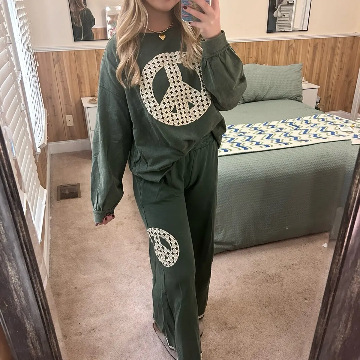 Umgee Peace Long Sleeve Set