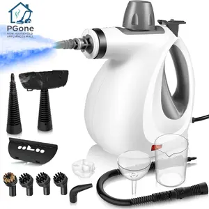 1050W Portable Handheld High Temperature Steam Cleaner Tool,Multi-Surface Pressurized Steam Cleaner for Home with 12 Accessory,Multipurpose Pressure Steam Cleaning Machine with Safety Lock,Fast Heat-Up,Kitchen to Remove Grime,Grease and More,Cleaning Gift