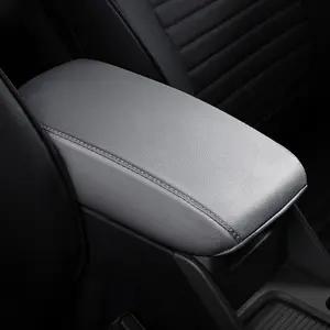 AOMSAZTO Light Gray Center Console Cover for 2013 2014 2015 2016 2017 2018 Subaru Forester Armrest Cushion Pad Anti-Scratch Non-Slip Waterproof Auto Arm Rest Protector Interior Accessories for Cars SUV