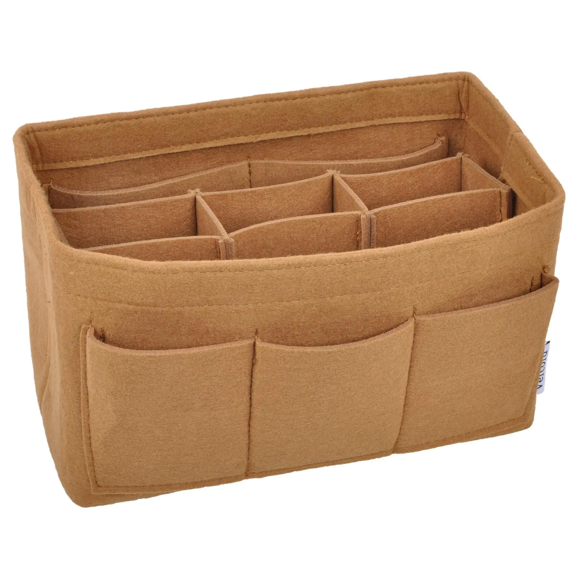 Felt Purse Organizer Handbag Insert Liner Shaper Bag In Bags For Speedy Neverfull Tote Brown Small