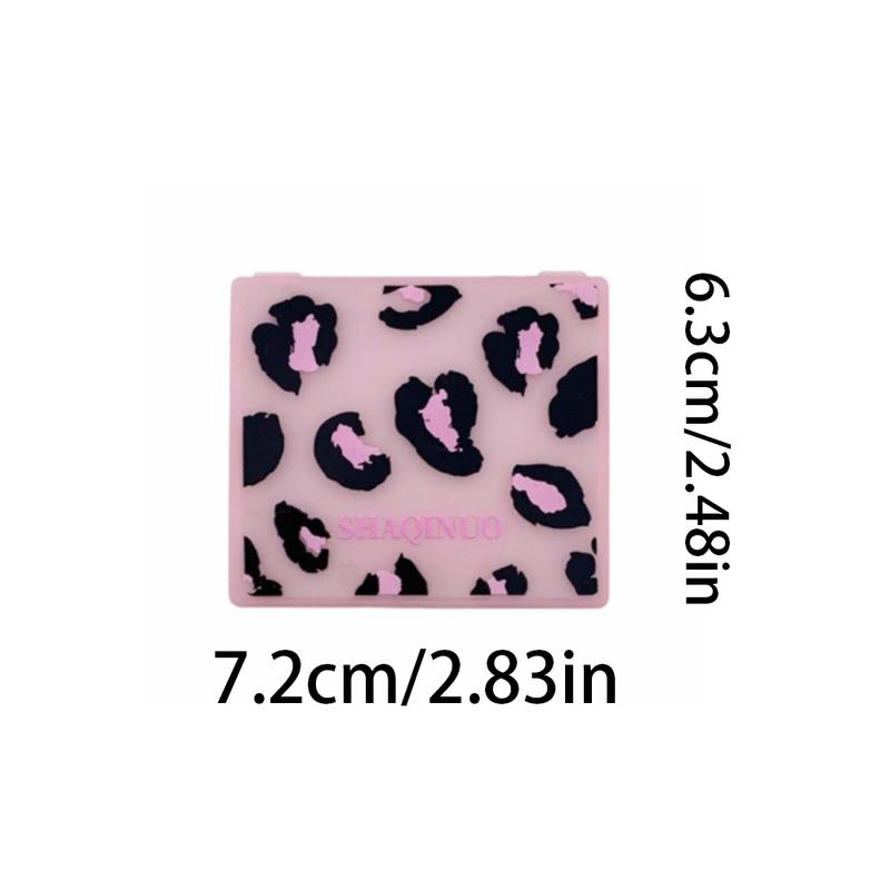 100 Sheets Oil Absorbing Papers with Replacement Pack, Powder Puff Style, Portable Makeup Mirror, Small and Convenient