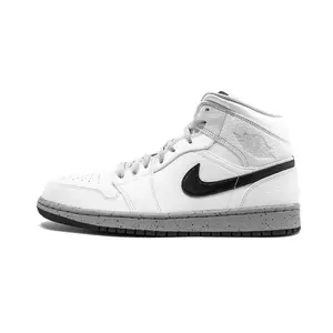 Air Jordan 1 Mid "White/Cement" 554724 115