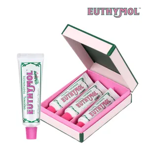 Euthymol Whitening Toothpaste Holiday Gift Set (3 Pack), Holiday Gift Set, Holiday Mini Set, Christmas Kit, Travel Size, Bad Breath Care, Oral Freshness, 1.4fl oz