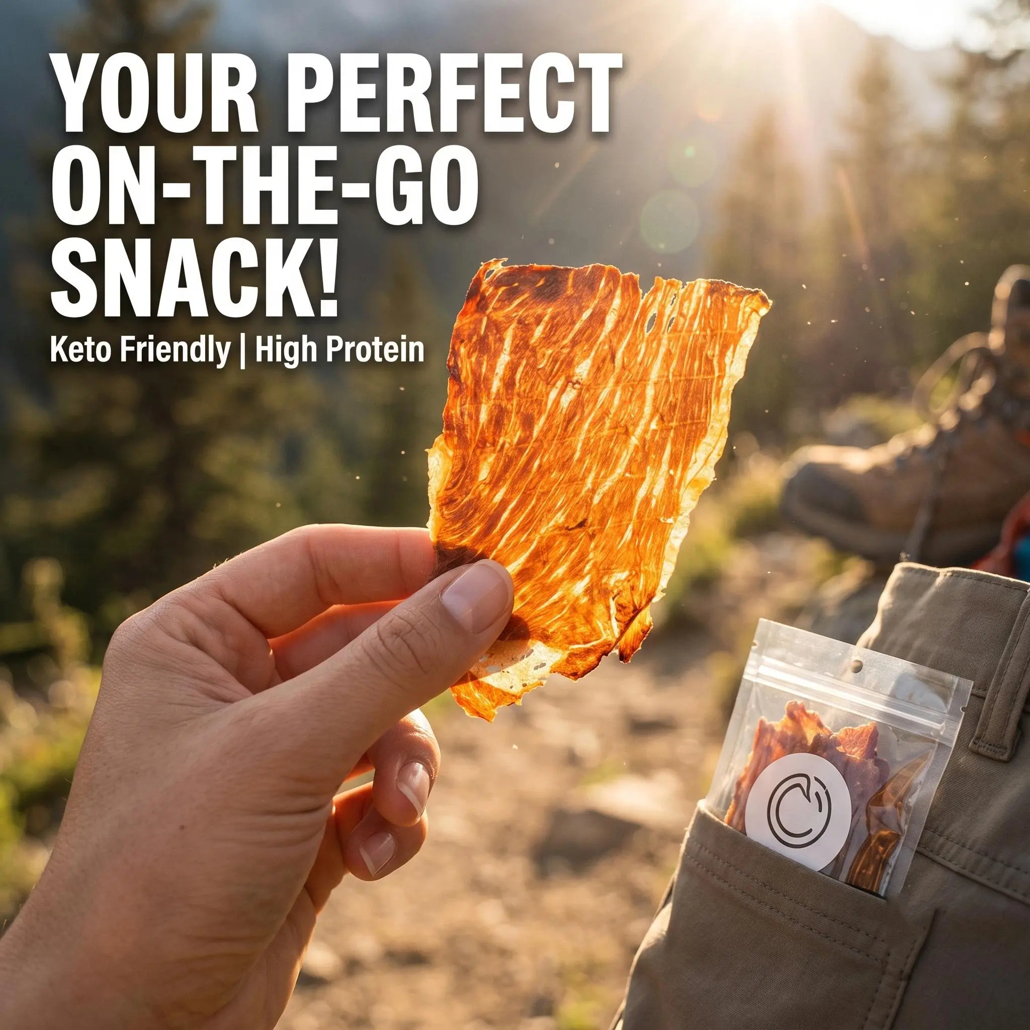Grain-Fed Angus Beef Crisps Variety Pack (Spicy, Cumin, Original) - 54.5g Protein per 100g, Clean Ingredient, 0 Additives, Keto & Carnivore Friendly, High Protein Gym Snack, Jerky Alternative