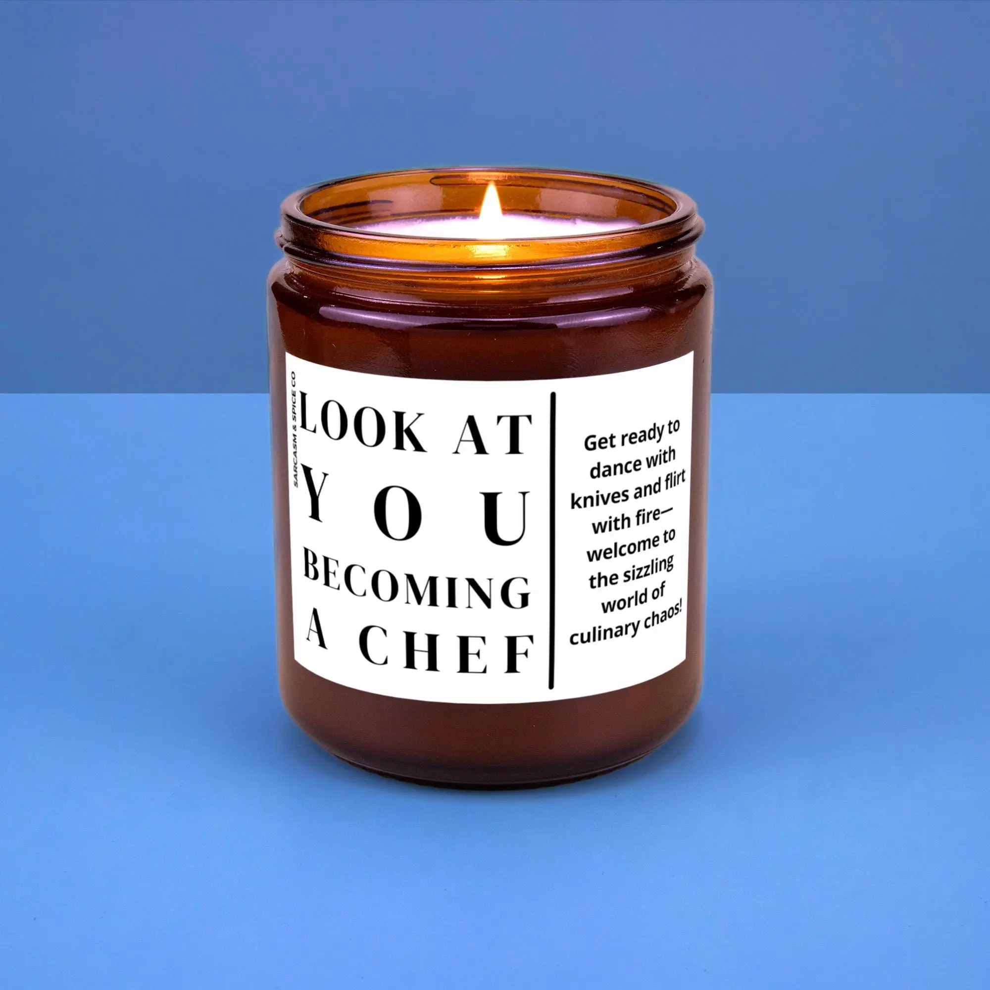 Chef Gift Culinary School Graduation New Chef Grad Candle Culinary Student Hand Poured Soy Wax Candle Look at You Becoming a Chef