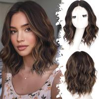 Dark Brown with Caramel Highlights