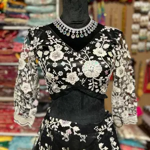 Black color Lehenga Choli Traditional Womenswear