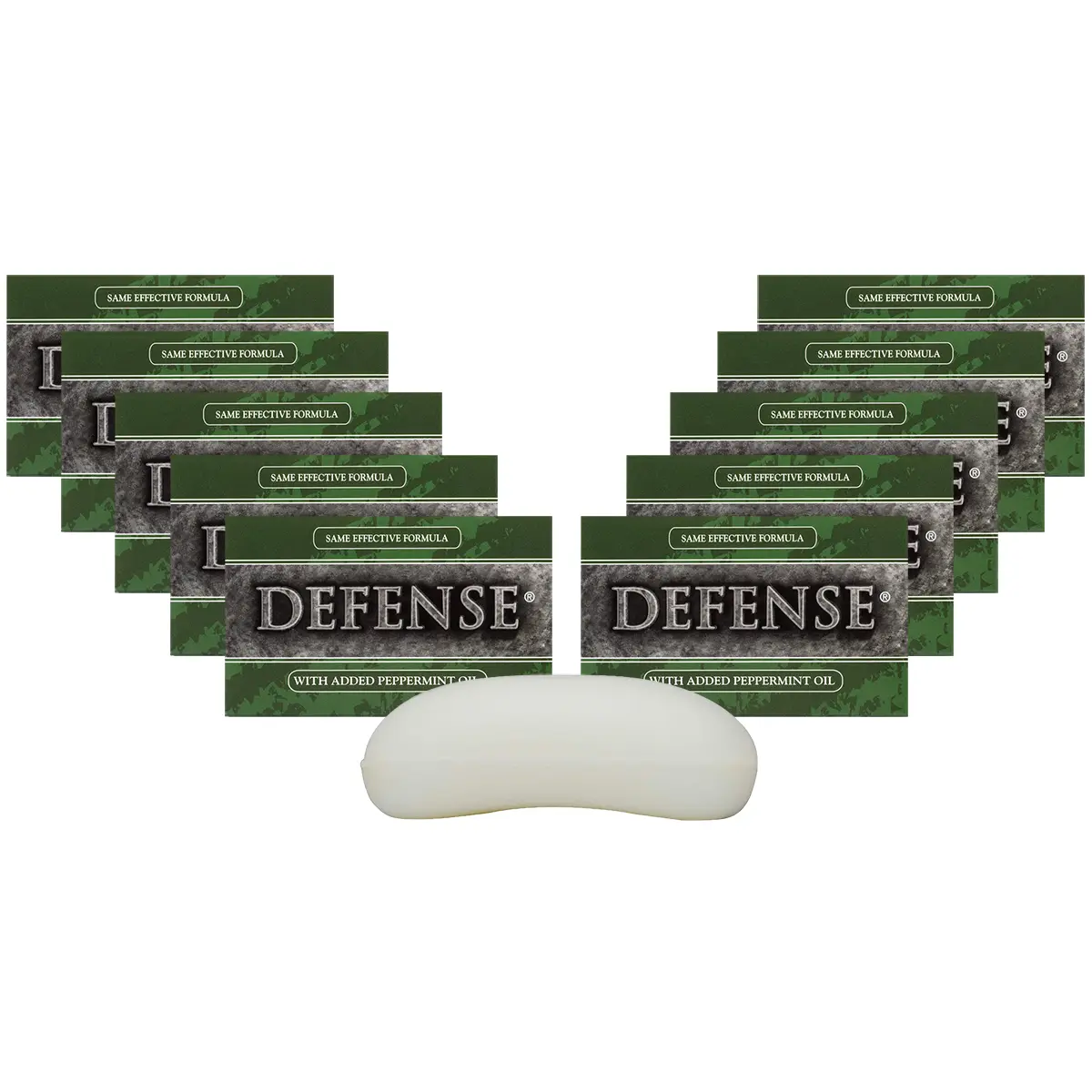 Defense Soap 4 oz. Peppermint Body Bar Soap - 10 Pack