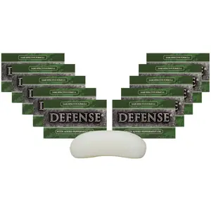 Defense Soap 4 oz. Peppermint Body Bar Soap - 10 Pack