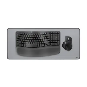 Logitech Productivity Bundle – MX Master 4 Wireless Mouse + Wave Keys Ergonomic Keyboard + Large Desk Mat | Bluetooth, USB-C, Multi-Device, Windows & Mac