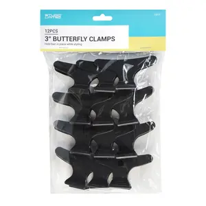 Studio Limited Butterfly Clamps 3" 12pcs Studio Limited Butterfly Clamps 3" 12pcs