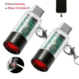 Portable and Lightweight USB Type-C Electric Lighter, which has no Flame, no Gas, no Battery and is Windproof, can be Used by Connecting The Charging Port of The Mobile Phone