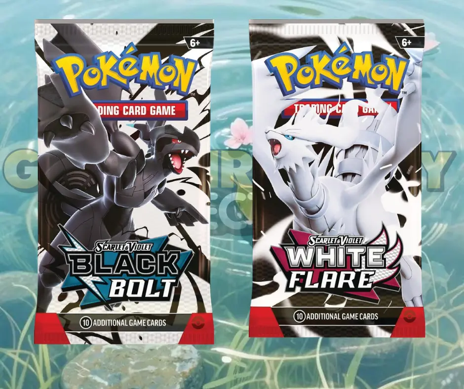 Black bolt White flare Energy Break Collectible Booster Packs Trading Card Pack
