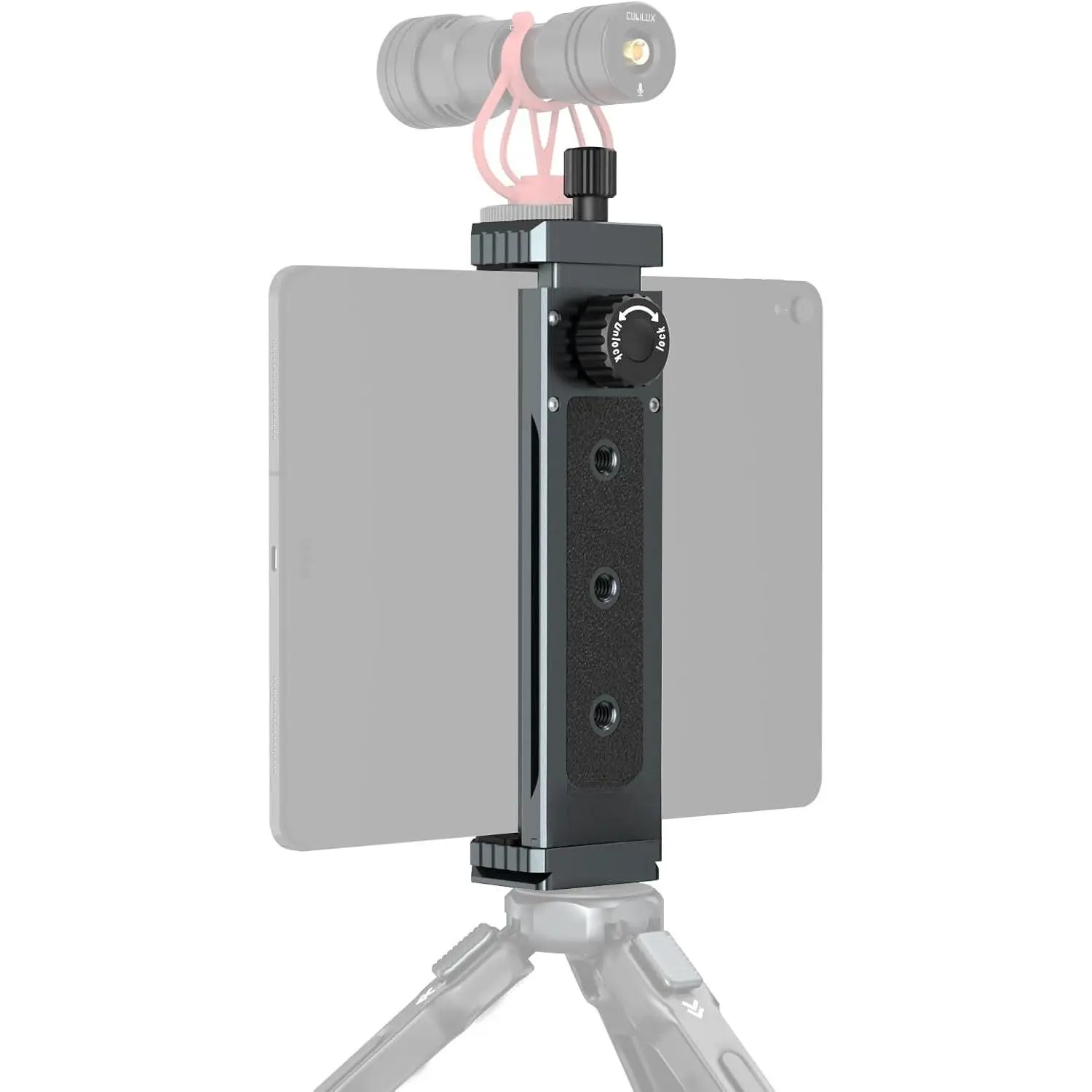 Tripod Mount Adapter for iPad,  Tripod Mount Holder for Tablet,Tablet Tripod Mount with 1/4" Screw,Universal Tripod Mount for iPad Mini,Compatible with 4.7"-12.9"  Tablet
