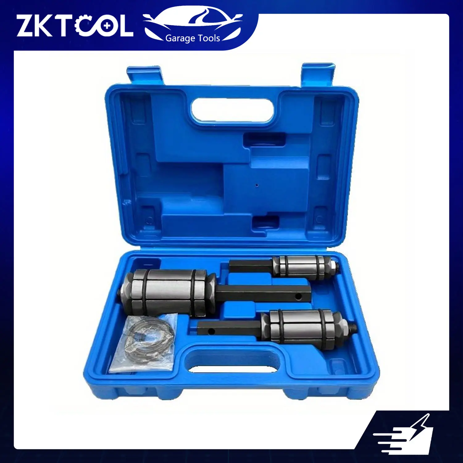 ZKTOOL 3-Piece Alloy Steel Pipe Expander Tool Set, Automotive Pipe Stretching & Expansion Tool, Compatible with Most Vehicles & Trucks, Heavy Duty, Car Tool Kit