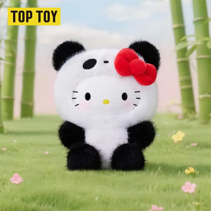 TOPTOY Sr characters Colorful Panda Series Plush Pendant Blind Box