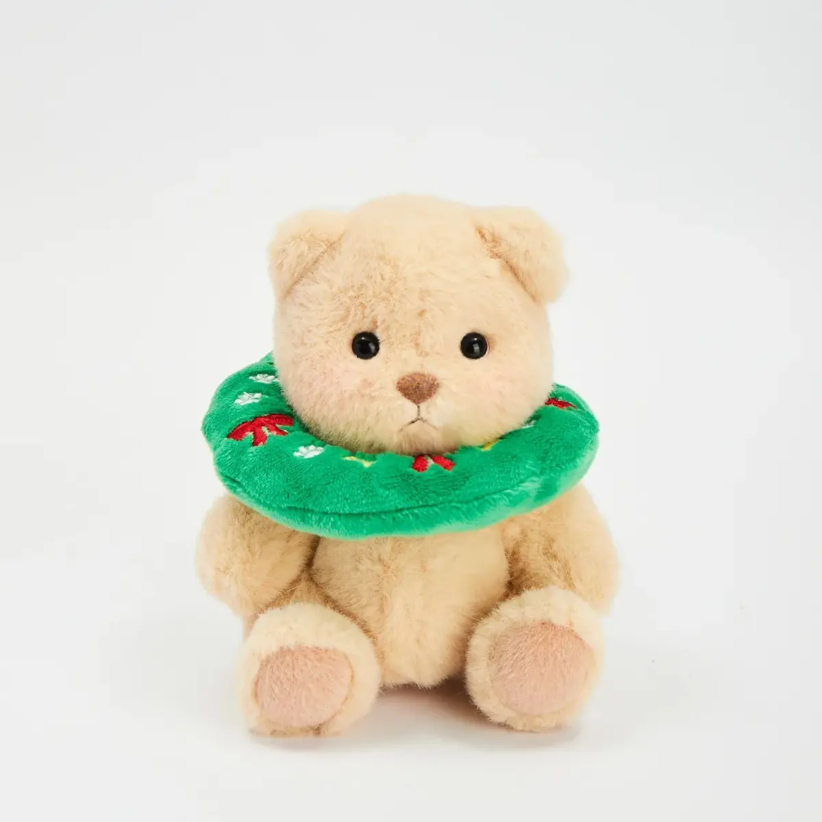 5.9 Inches Christmas Wreath Brown Mini Bear