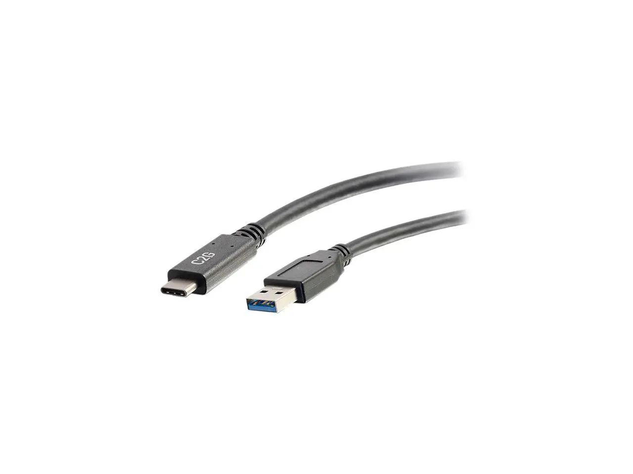 C2G 28833 USB 3.0 USB-C to USB-A Cable M/M, Black (USB IF Certified) (10 Feet, 3.04 Meters)