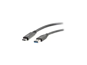 C2G 28833 USB 3.0 USB-C to USB-A Cable M/M, Black (USB IF Certified) (10 Feet, 3.04 Meters)