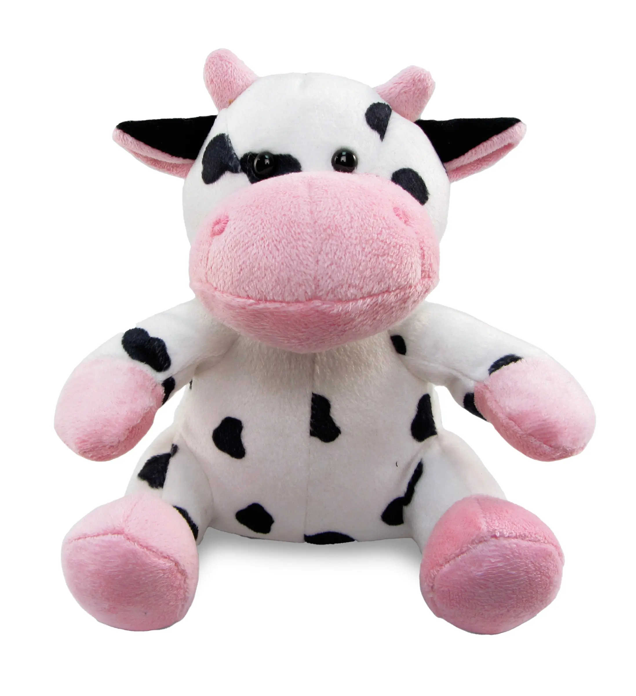 6 Inches Dollibu Sitting Cow Super Soft Plush Toy, Valentine's Day & Birthday Gift for All Ages