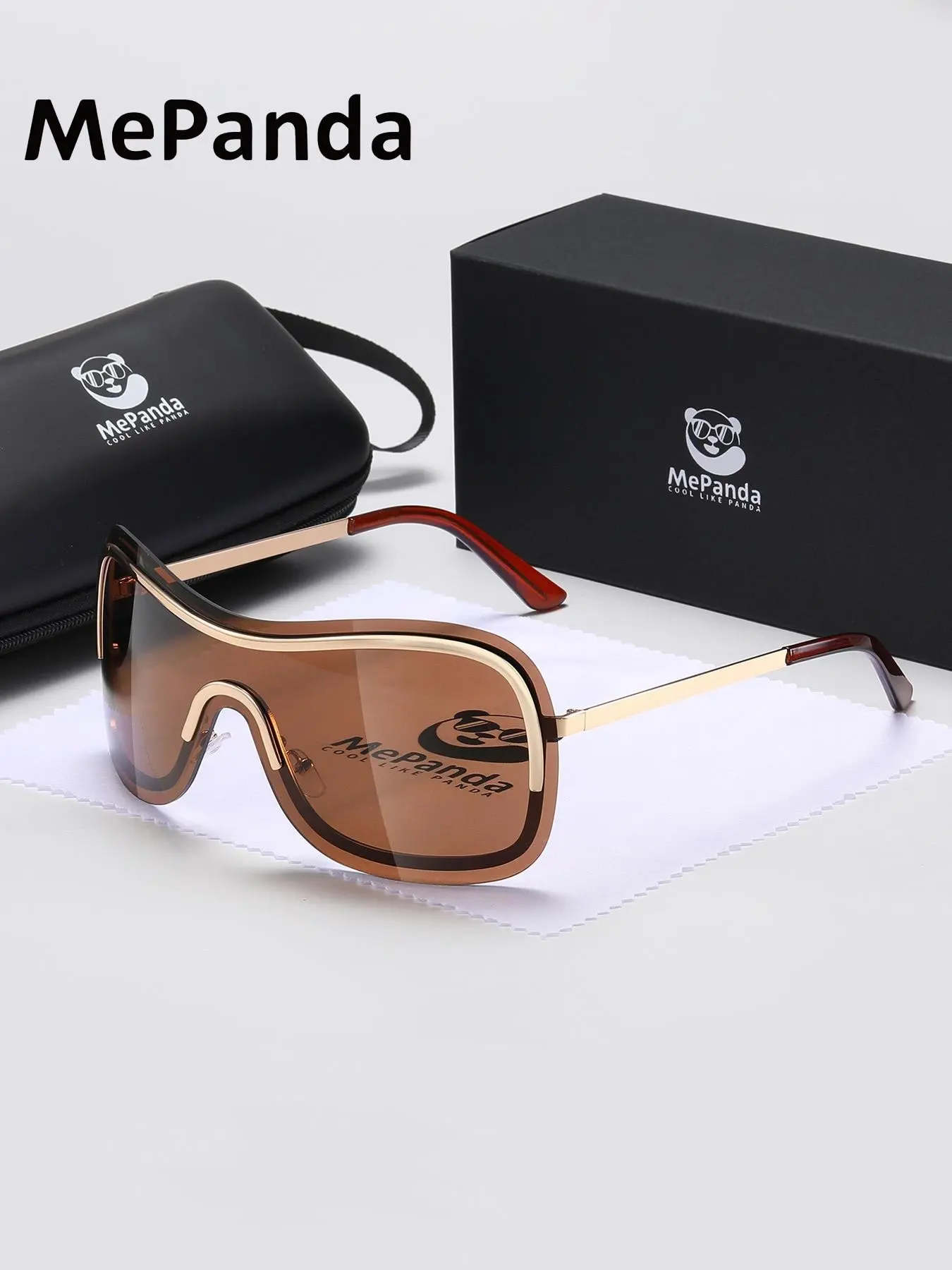 1 Piece MePanda Unisex Frog Frame Integrated Full Frame Trendy Styling Sunglasses Glasses with Stories Accompany Your Reading UV400 Summer Trendy Sunglasses Trendy Sun Glasses Trending Glasses