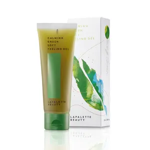 Lapalette Beauty - Calming Green Soft Peeling Gel (100ml) | Exfoliating Vegan K-Beauty Skincare. Gentle Exfoliation for Soothing and Hydration. Cucumber Green Tea Hydrating Moisturizing