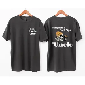 Someone's Cool Ass Uncle Front And Back Comfort Colors Shirt, Cool Uncle Club Graphic Tee
