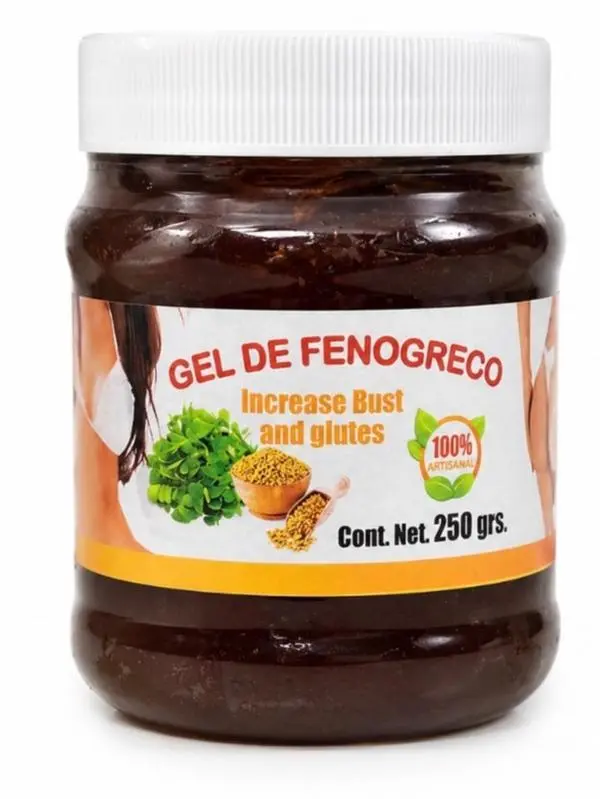 All Natural Fenugreek 8.8oz (250gr) Infused With Real Fenugreek Seeds - Natural, No Aditivos, Con Semillas Reales De Fenogreco.