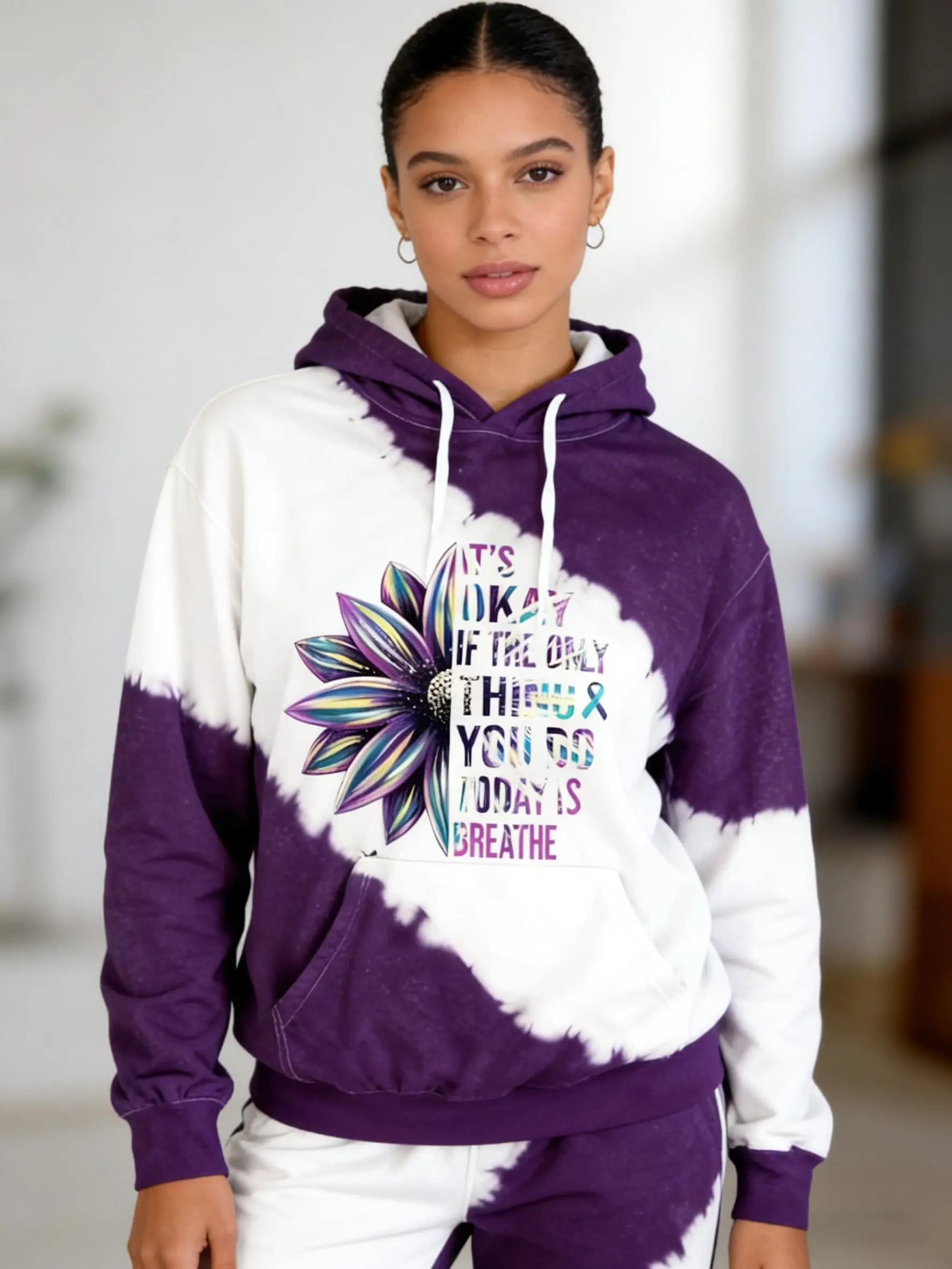 Viral flower bunch back hoodie - TikTok Shop